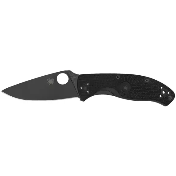 Ніж Spyderco Tenacious Black Blade 8Cr13MoV, FRN, к:black, фото 